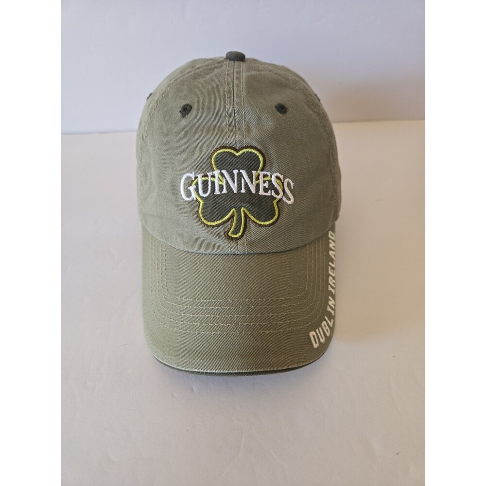 Guinness Clover Dublin Ireland Beer Hat Adjustable Green Official Guinness Tag